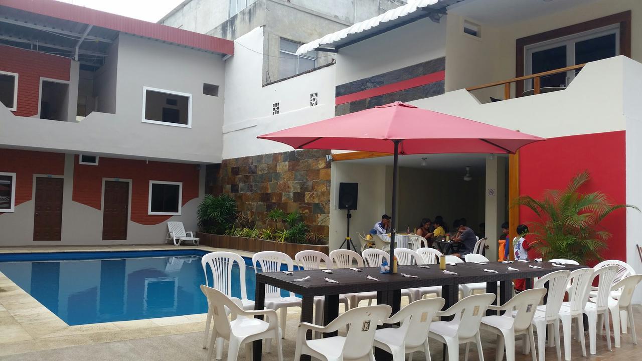 Hostal Las Velas Hotel Manta Exterior foto